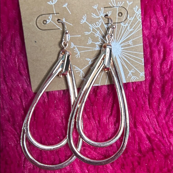 SENSO Double Hoop Gold Earrings - Picture 3 of 3